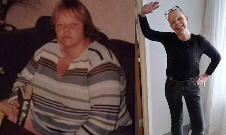 Maggan är full av energi och tillbaka på samma vikt som hon hade i högstadiet