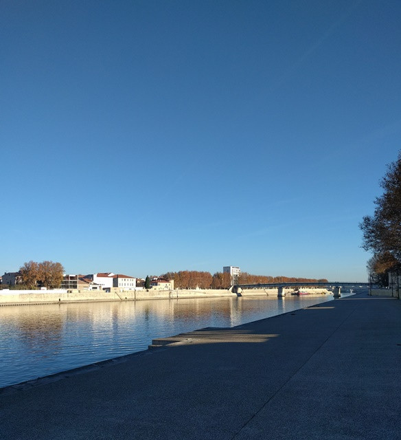 på morgonens powerwalk