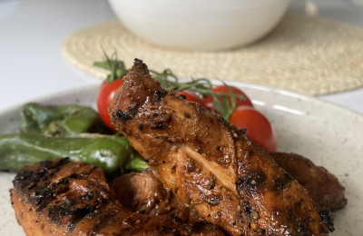 Marinerade kycklingspett
