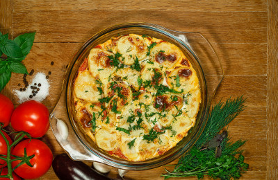 Köttfärsgratäng med potatis